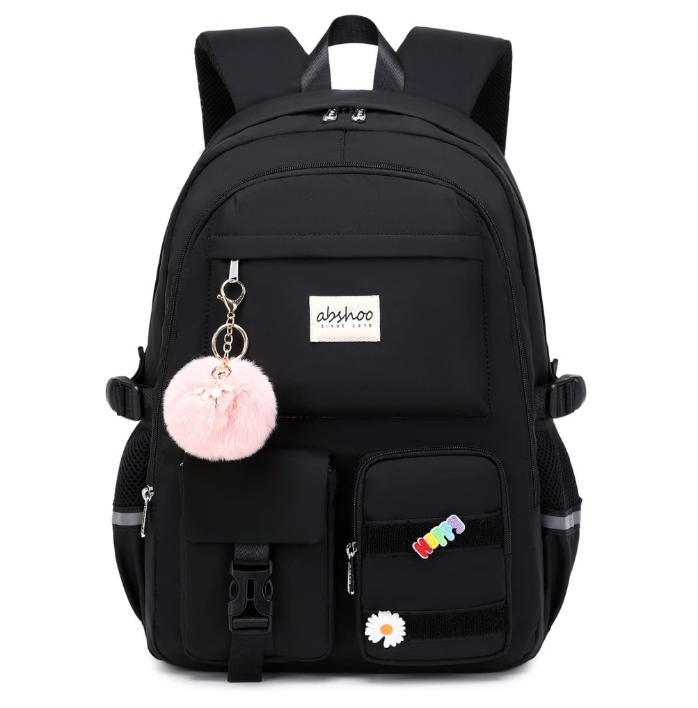 Big Student Laptop Backpack For College Women Middle High School Teen Bookbag