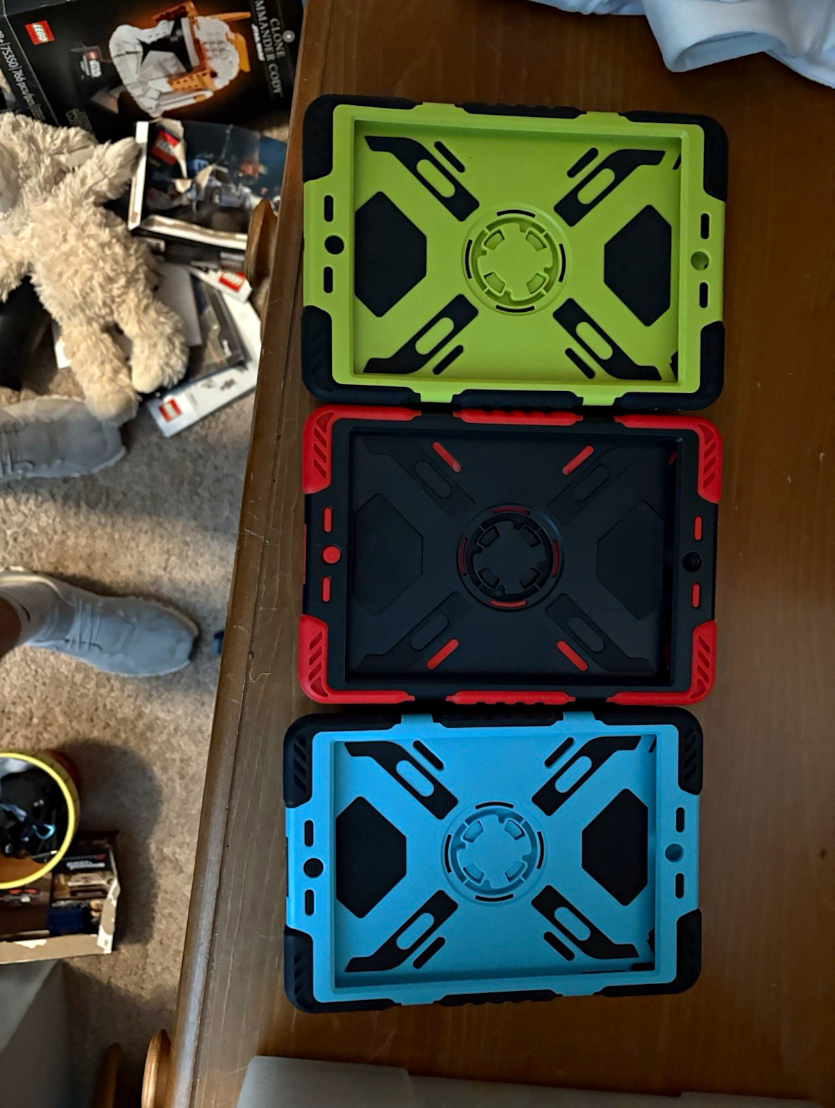 Pepkoo Rugged Rotating Tablet Case Covers Lot of 3 Multicolor. 1 for $30 all $80