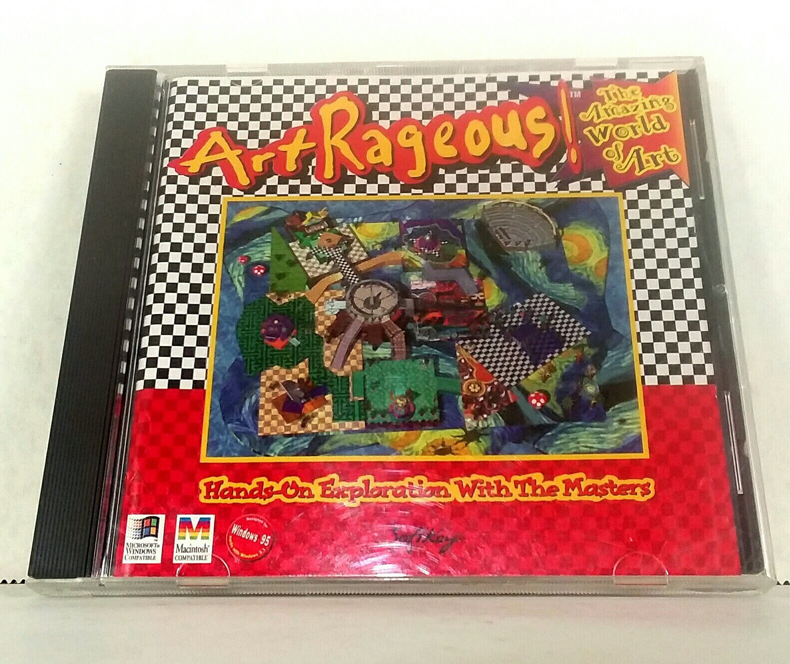 SoftKey ArtRageous The Amazing World of Art (CD, 1995) Windows/Mac Compatible