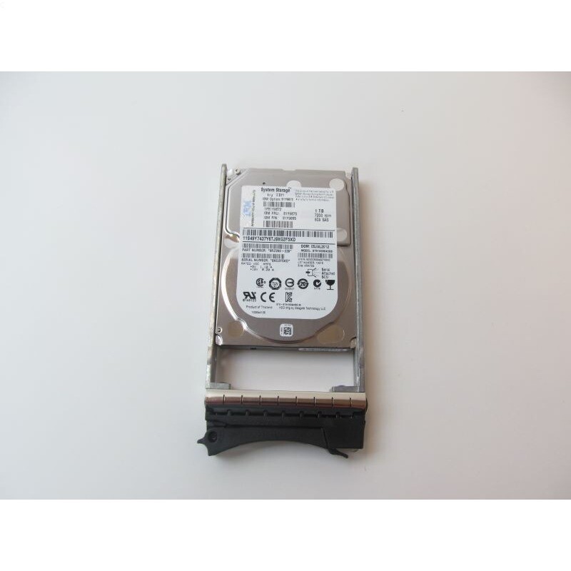 81Y9875 IBM 1TB SAS 6Gbps 7.2K RPM 2.5" Hard Drive 81Y9872 / 81Y9885 DS3524 HDD