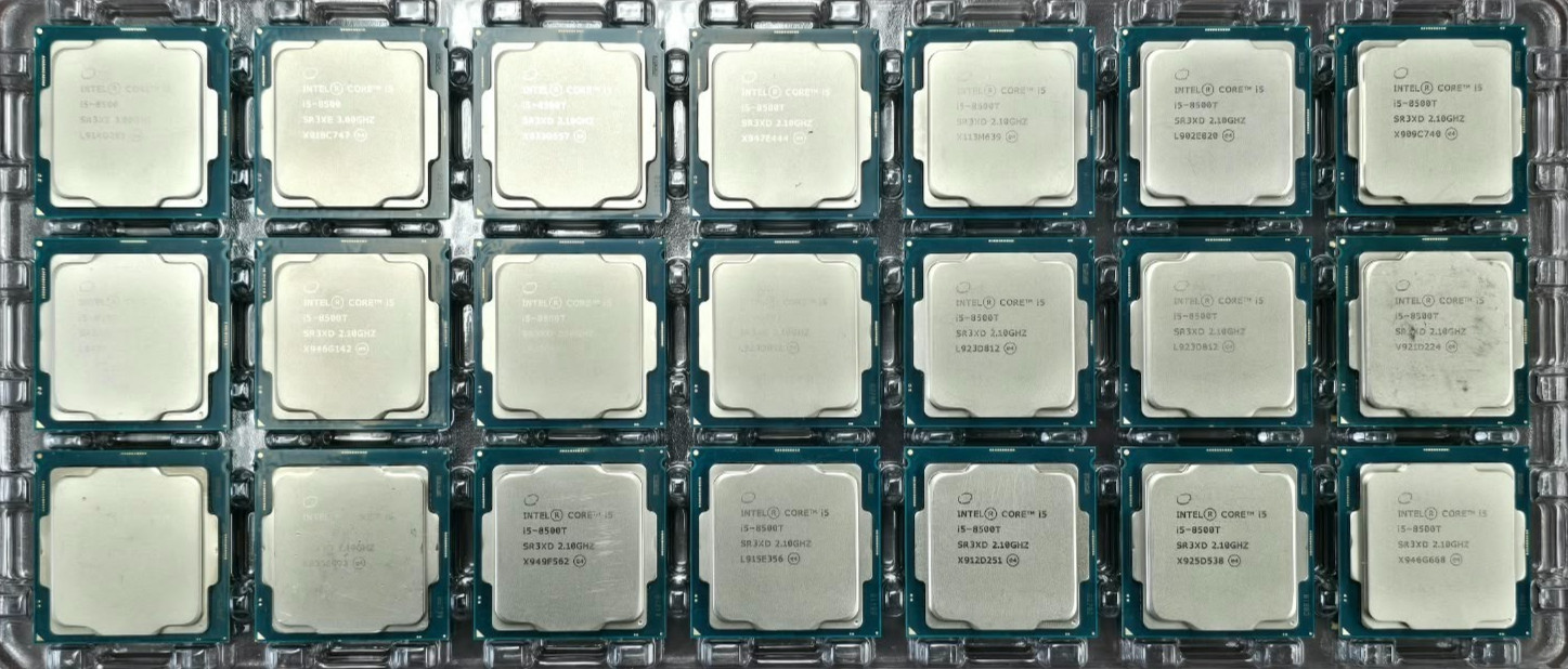 Lot of 110, Intel Core i5 9th-14th Gen Desktop CPU Processors, Non-Working