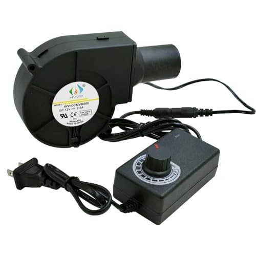  Dual Ball 12V 6000RPM 110CFM Multifunctional Variable Speed Fan DC5521 Female 