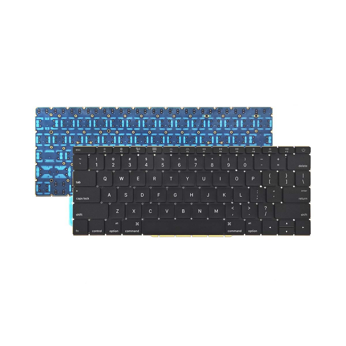 US Layout Keyboard Replacement for MacBook Pro 13" A1708 Late 2016 Mid 2017