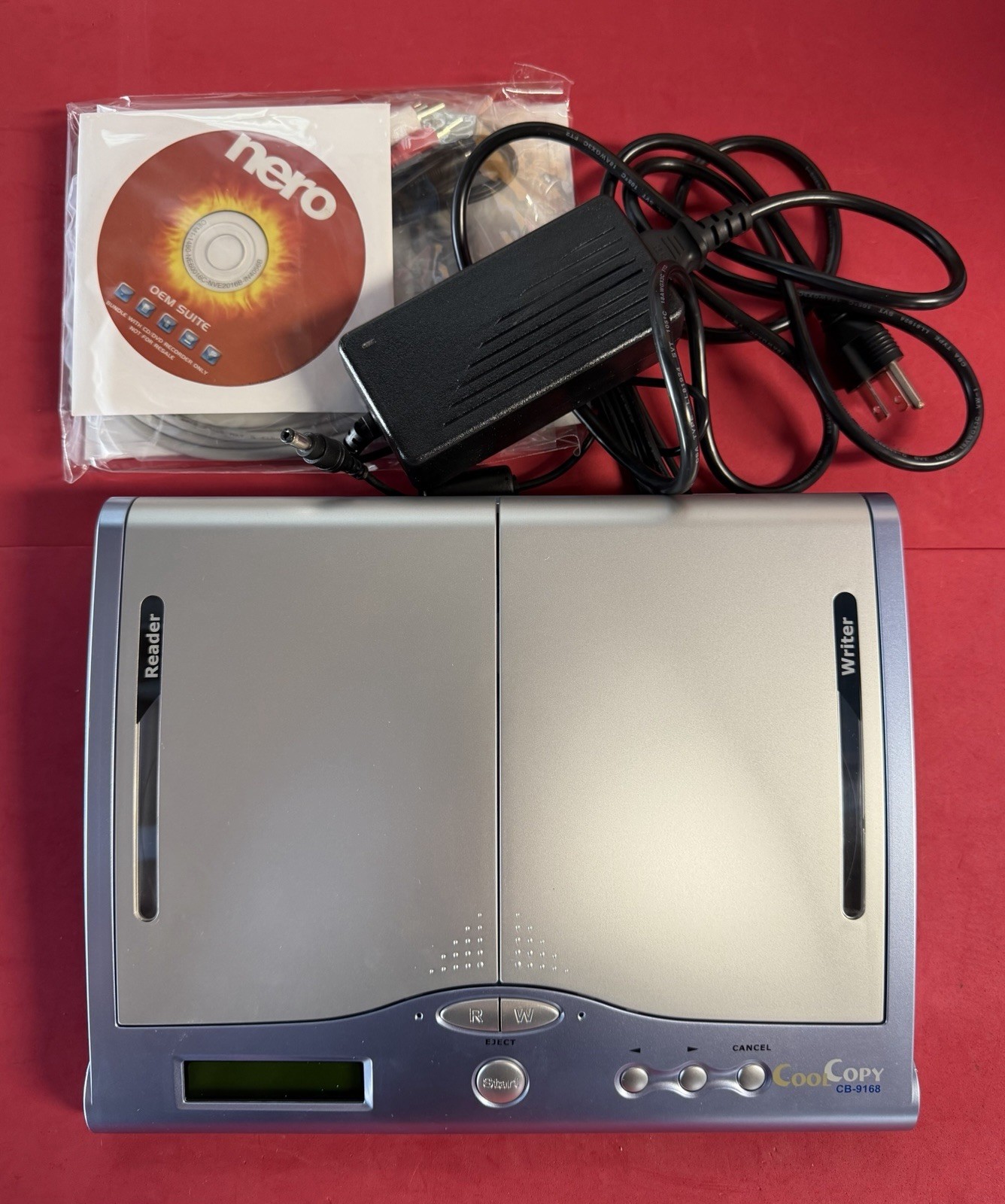 EZ Dupe Cool Copy CB-9168 CD Duplicator/ CD Audio Player/ External USB CD-RW