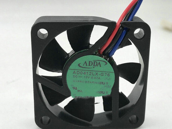 For ADDA 4010 AD0412LX-G76 DC12V 0.07A 4CM silent cooling fan