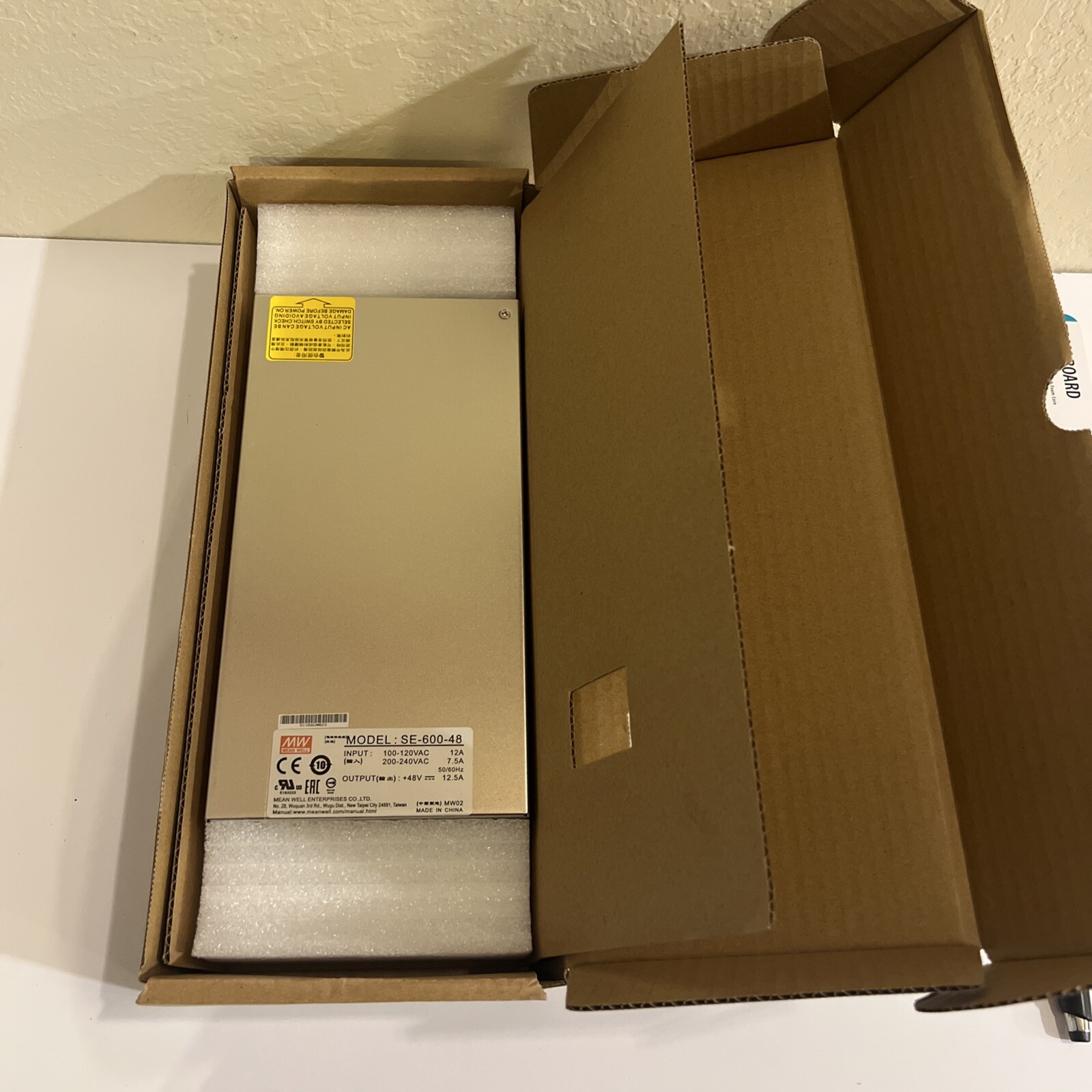 🔥🔥🔥🔥Switching Power Supply MEAN WELL SE-600-48 Single Output 48V 12.5A 600W