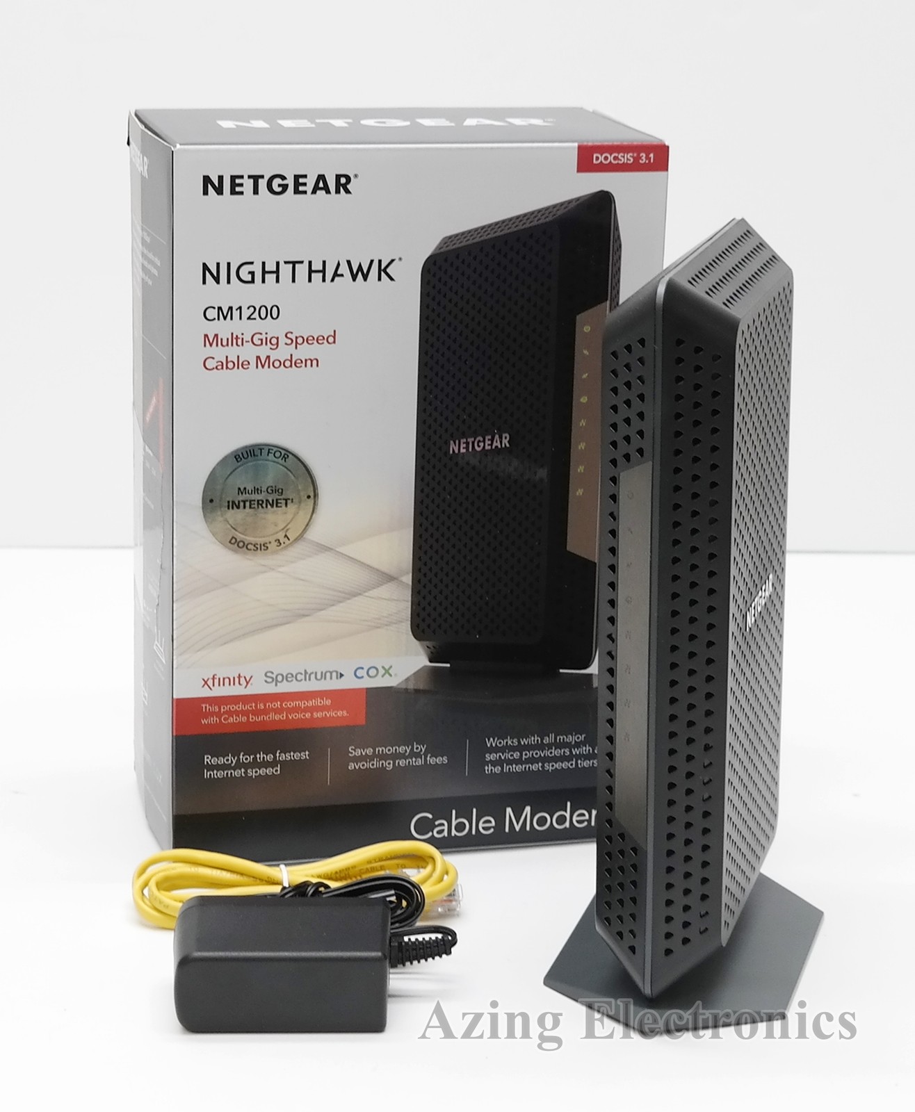 NETGEAR Nighthawk CM1200-100NAS DOCSIS 3.1 Cable Modem