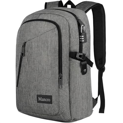 Water Resistant Anti-Theft Laptop Backpack for 15.6'' Travel - Men's & Women's