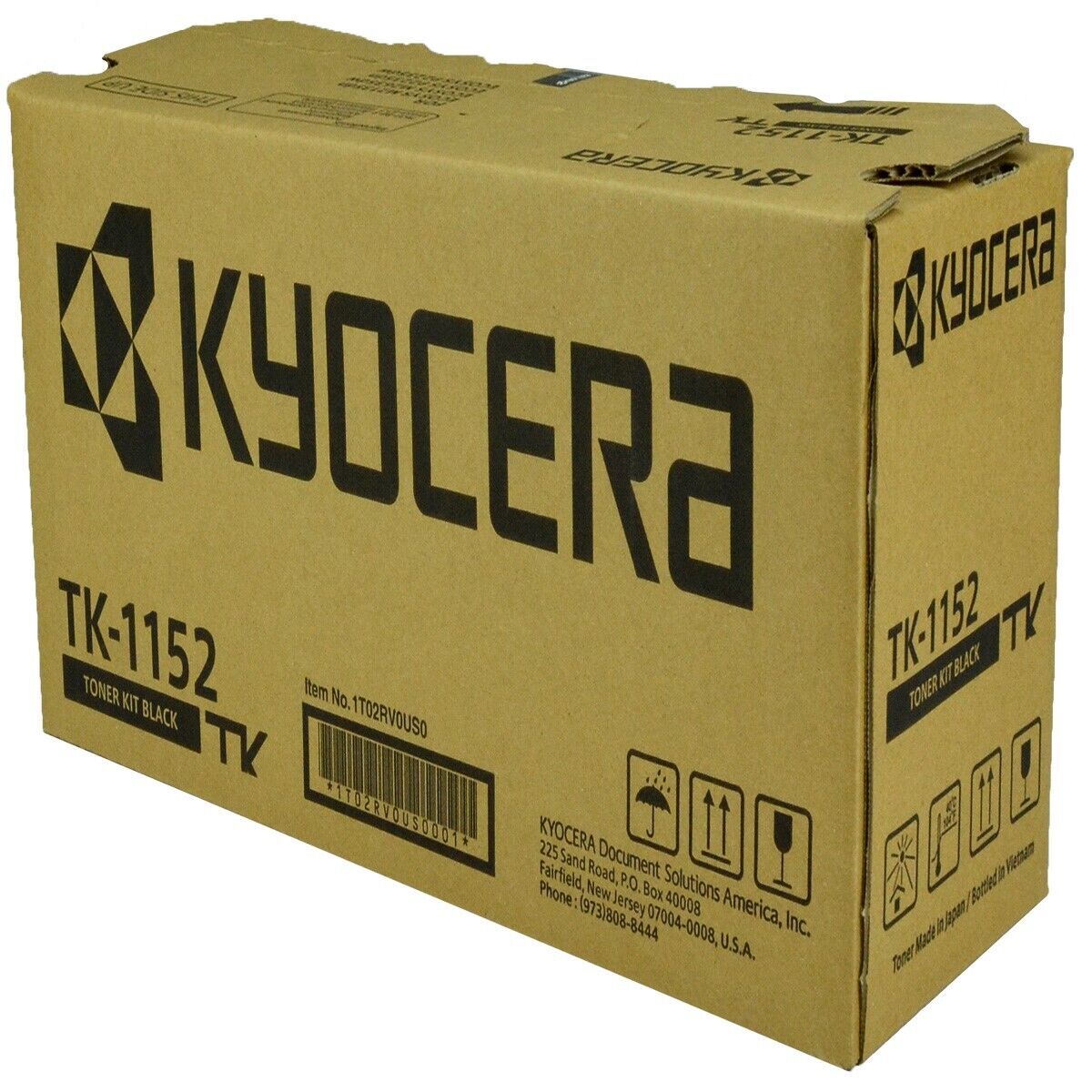 Kyocera Mita 1T02RV0US0, TK-1152 OEM Toner Black 3K Yield for use in M