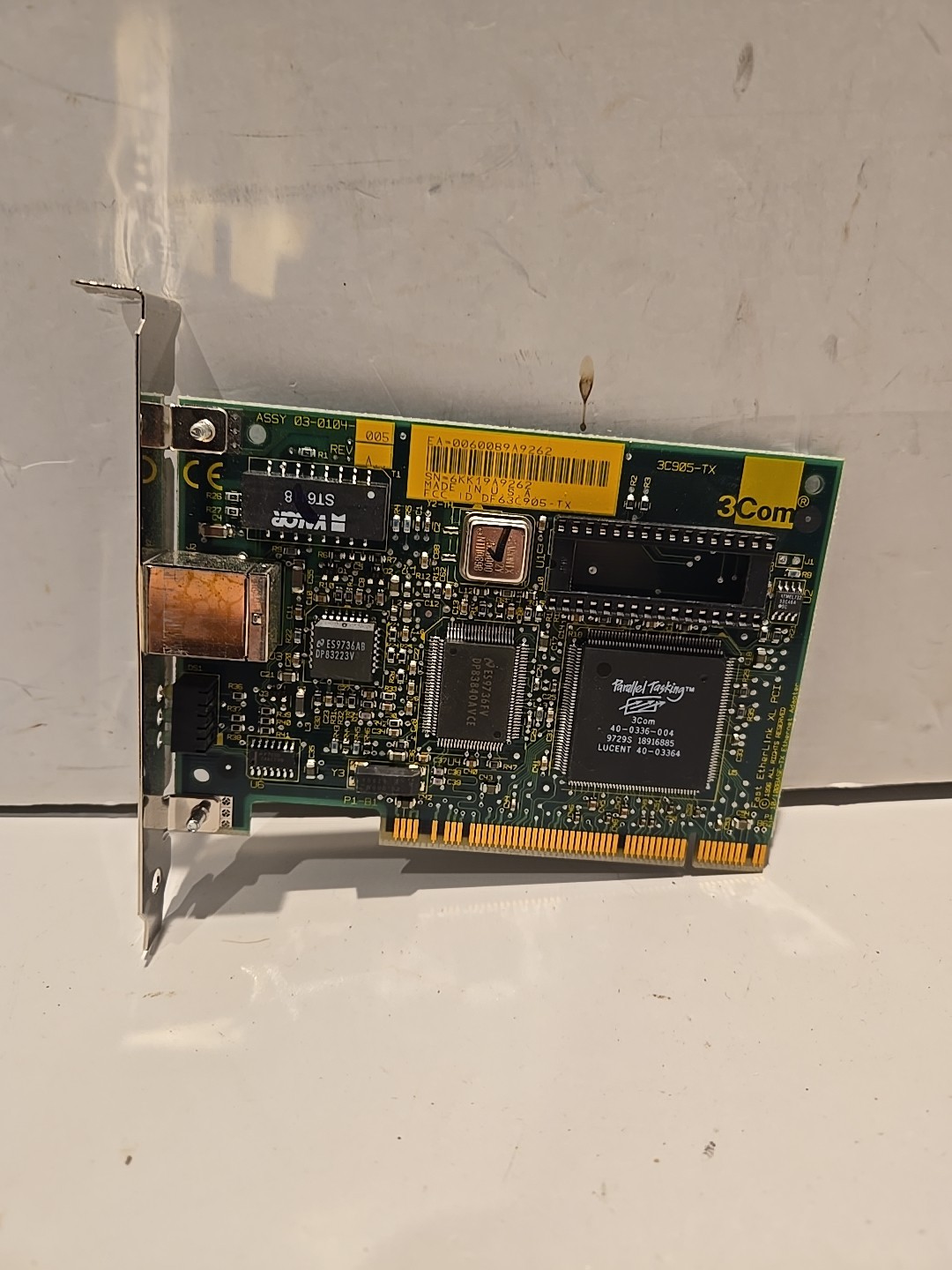 3Com 3C905-TX 10/100 Ethernet Network PCI Card - USED 