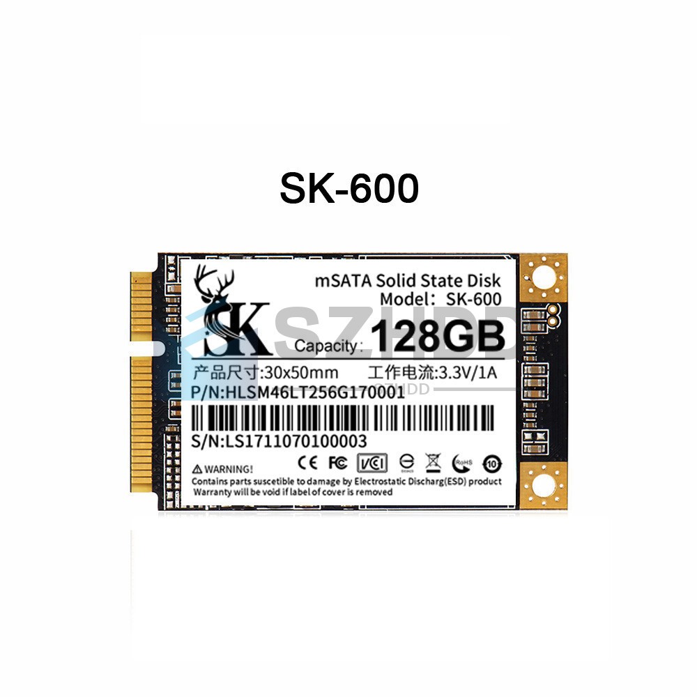 128GB Internal SSD mSATA For Intel Samsung Dell HP Lenovo Acer Laptop Mini PC