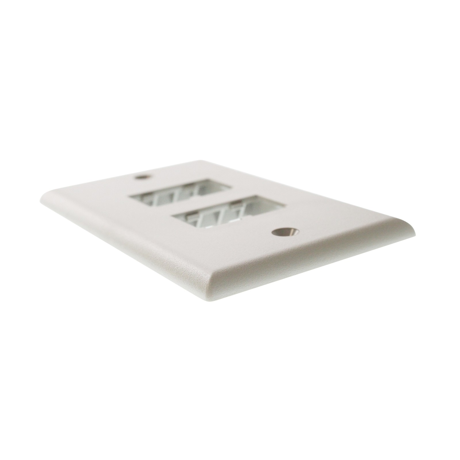 PANDUIT CFP4IG SINGLE GANG VERTICAL FACEPLATE ACCEPTS FOUR MIN-COM MODULES