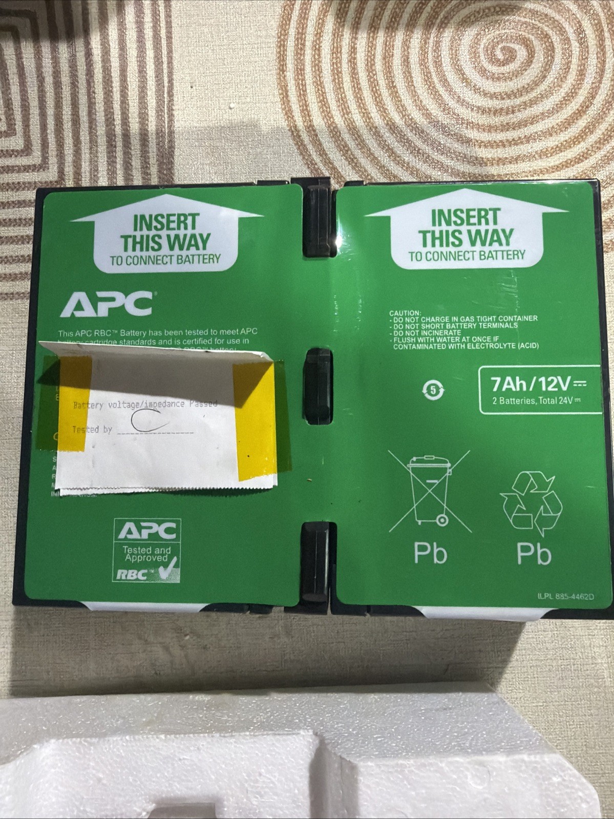 APCRBC123-UPC Replacement Battery for APC UPS BX1300G, BR1000G