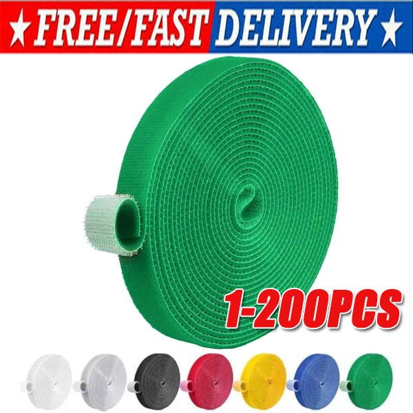 1M Cable Organizer Wire Winder –Cord Management Tape for Earphones & Charger LOT
