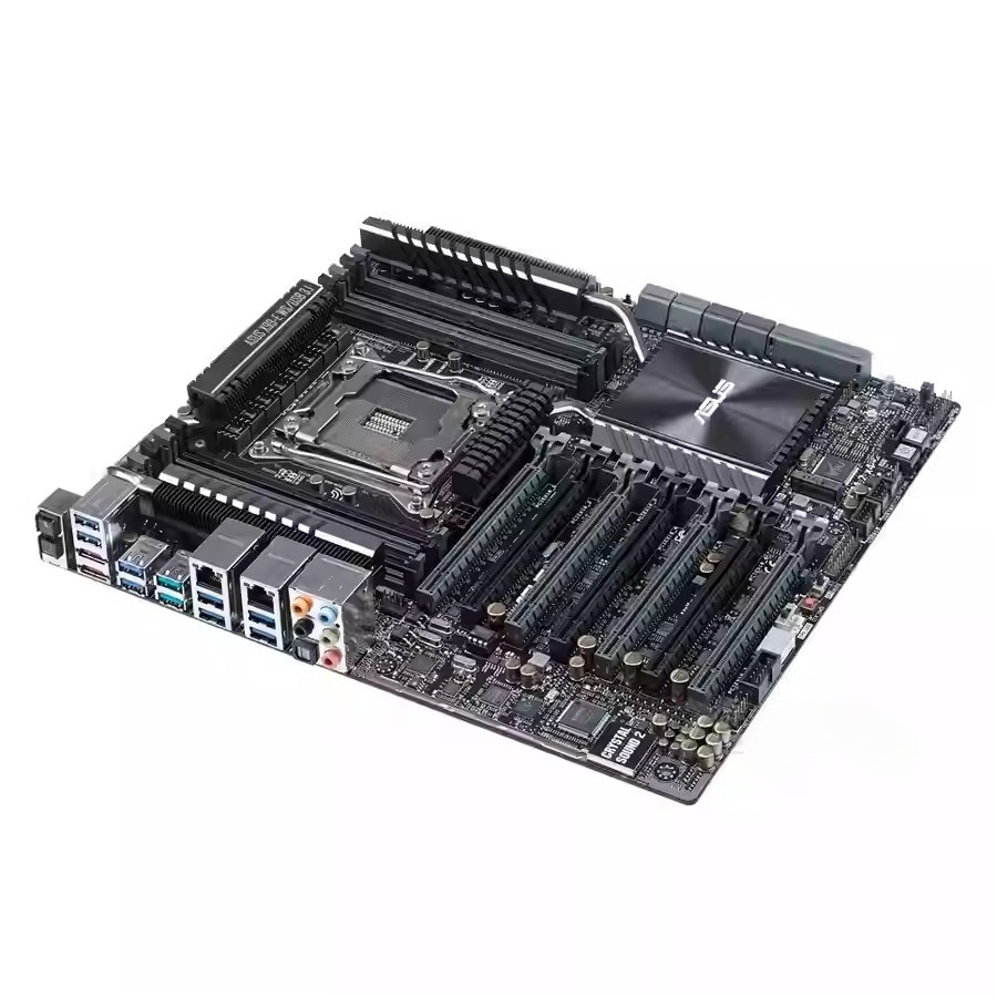 Asus x99-e ws/usb3.1 motherboard lga2011-v3 ATX ddr4 and I/O shield DDR4 XMP SLI