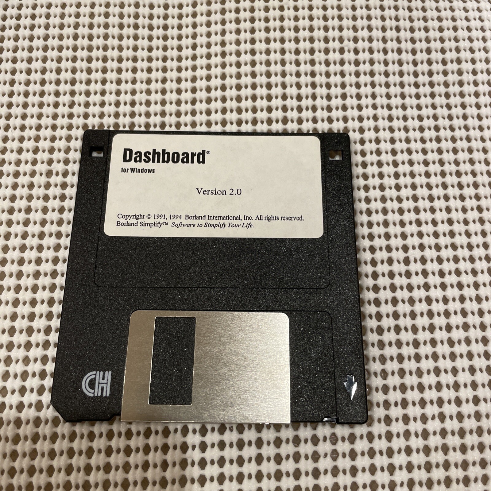 Borland Dashboard For Windows Version 2.0 (1 3.5” Floppy Disk)