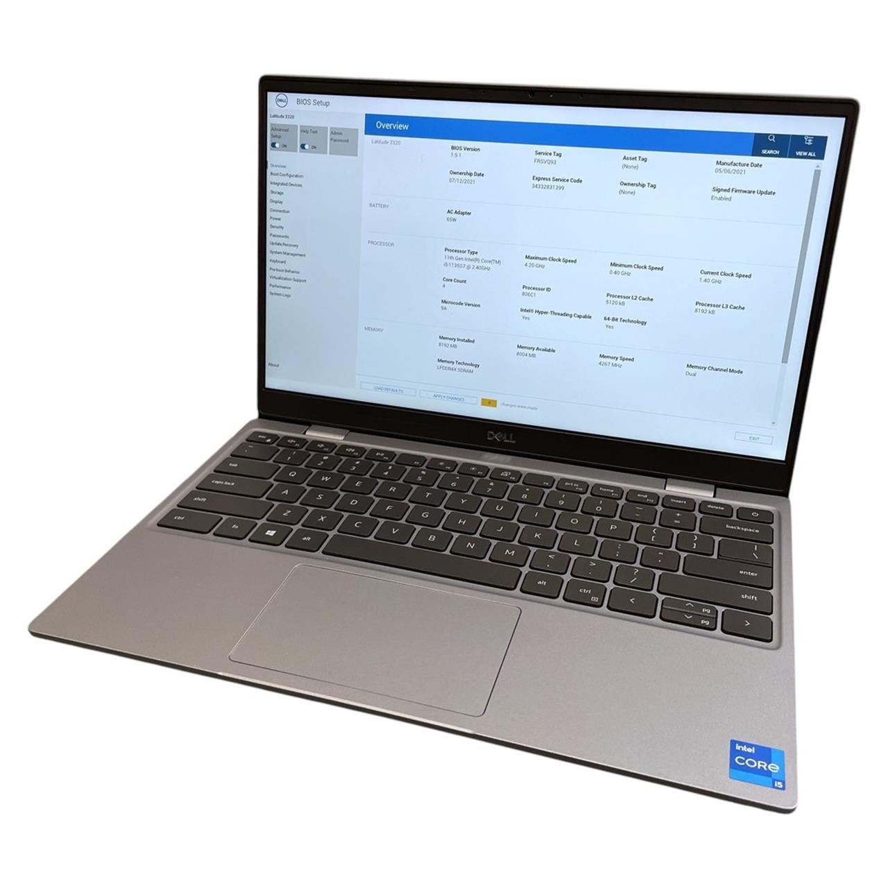 Dell Latitude 3320, Core i5-1135G7, 8GB RAM, No SSD/OS/Battery | AS-IS (READ)