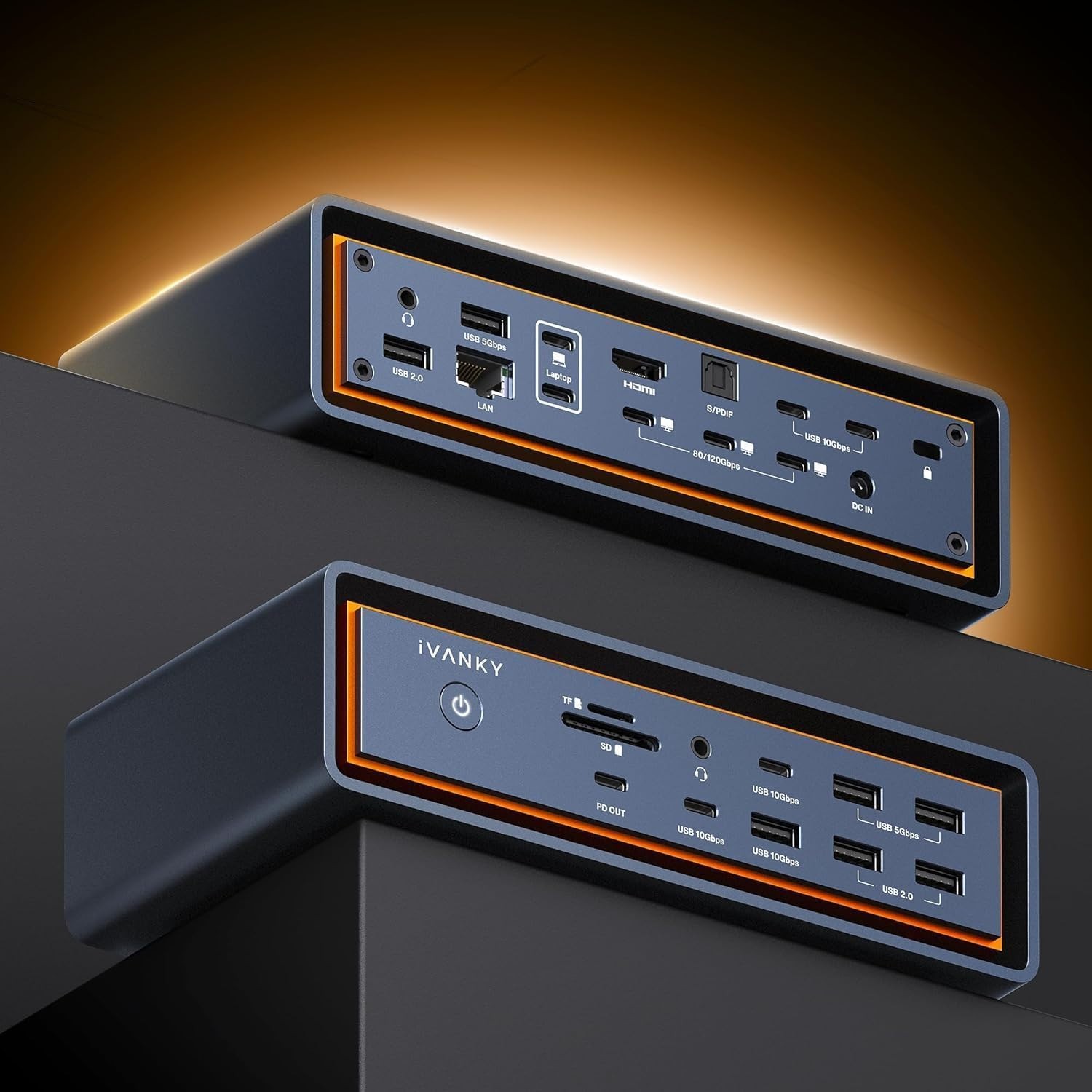 Dock FusionDock Max 2 iVANKY 23-in1 FusionDock Max 2 for 120Gbps Mac Mini No Win