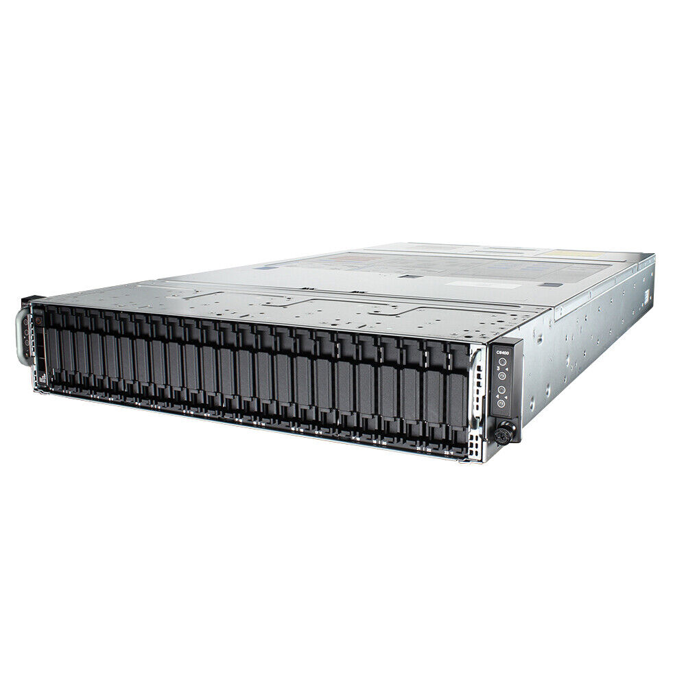 Dell EMC PowerEdge C6400 Server Chassis w/ 4x C6420 Nodes CTO