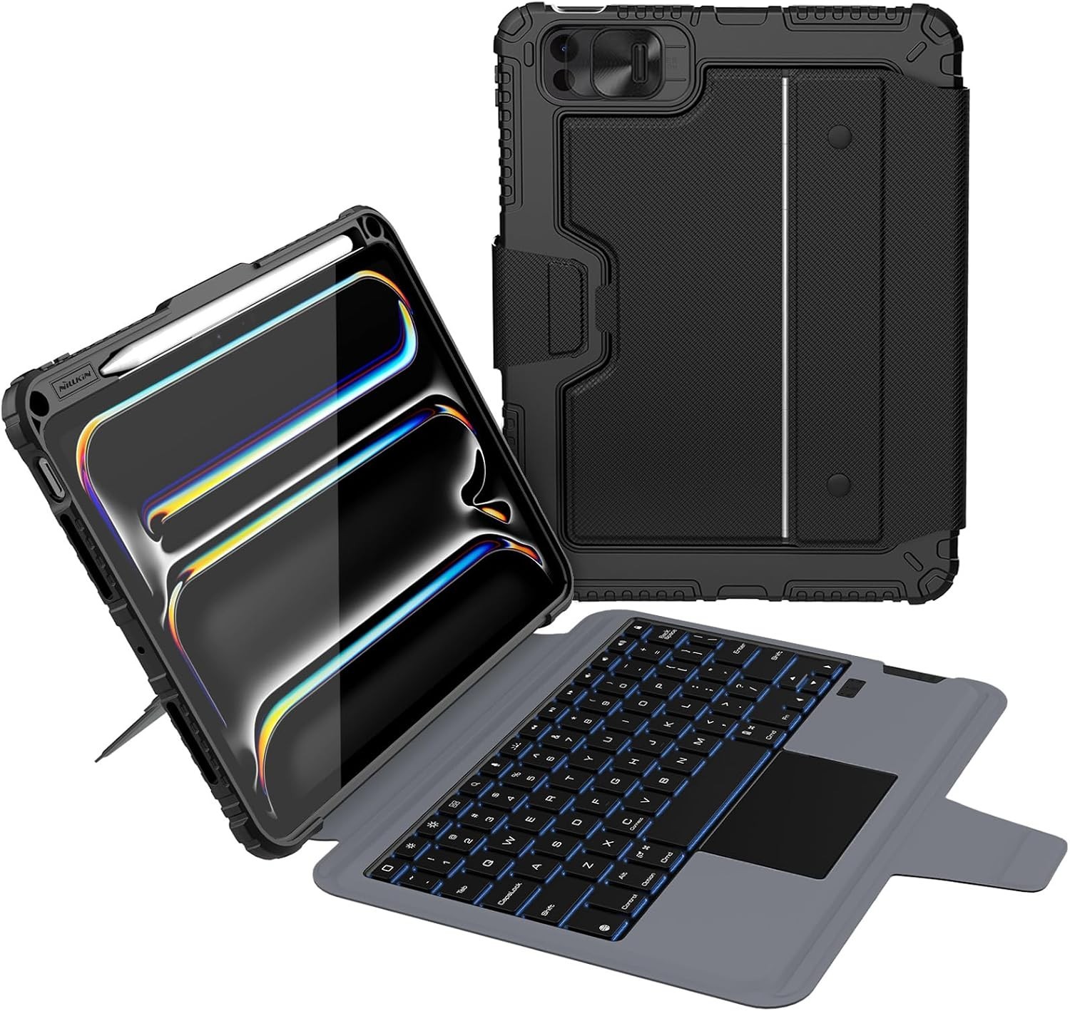 Nillkin iPad Pro 11-inch Black Portrait Case with Detachable Rugged Keyboard
