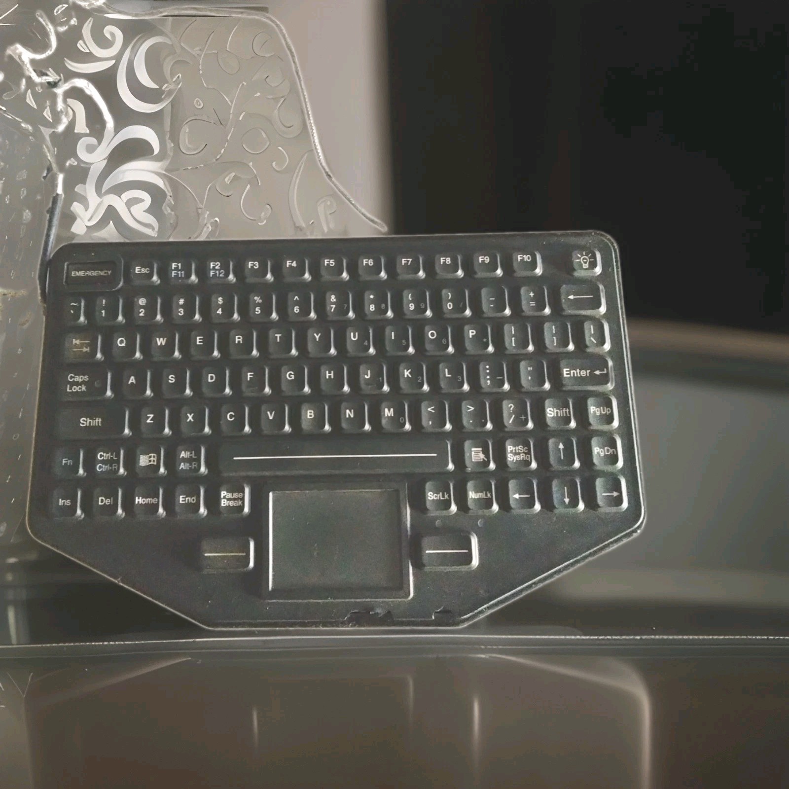 iKey SL-86-911-TP-USB Rugged Backlit Keyboard with Touchpad 