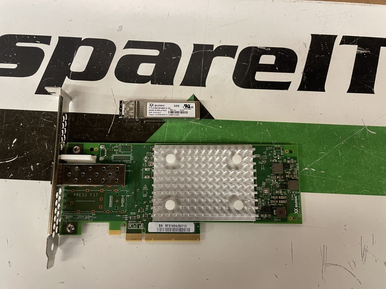 QLOGIC QLE2740-SR QLE2740 SINGLE PORT FC 32GB FH WITH 32GB SFP