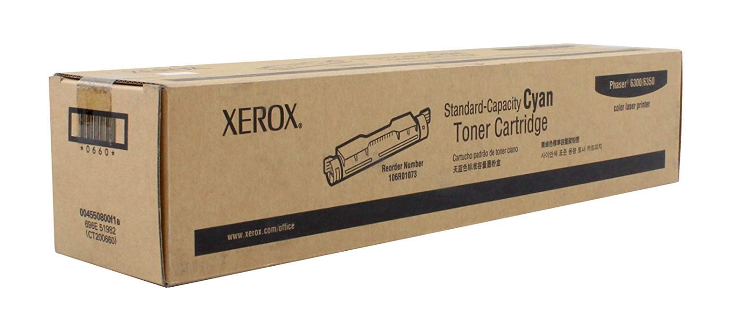 Genuine Xerox 106R01073 Cyan Toner, Brand New Sealed Box, We Ship Fast