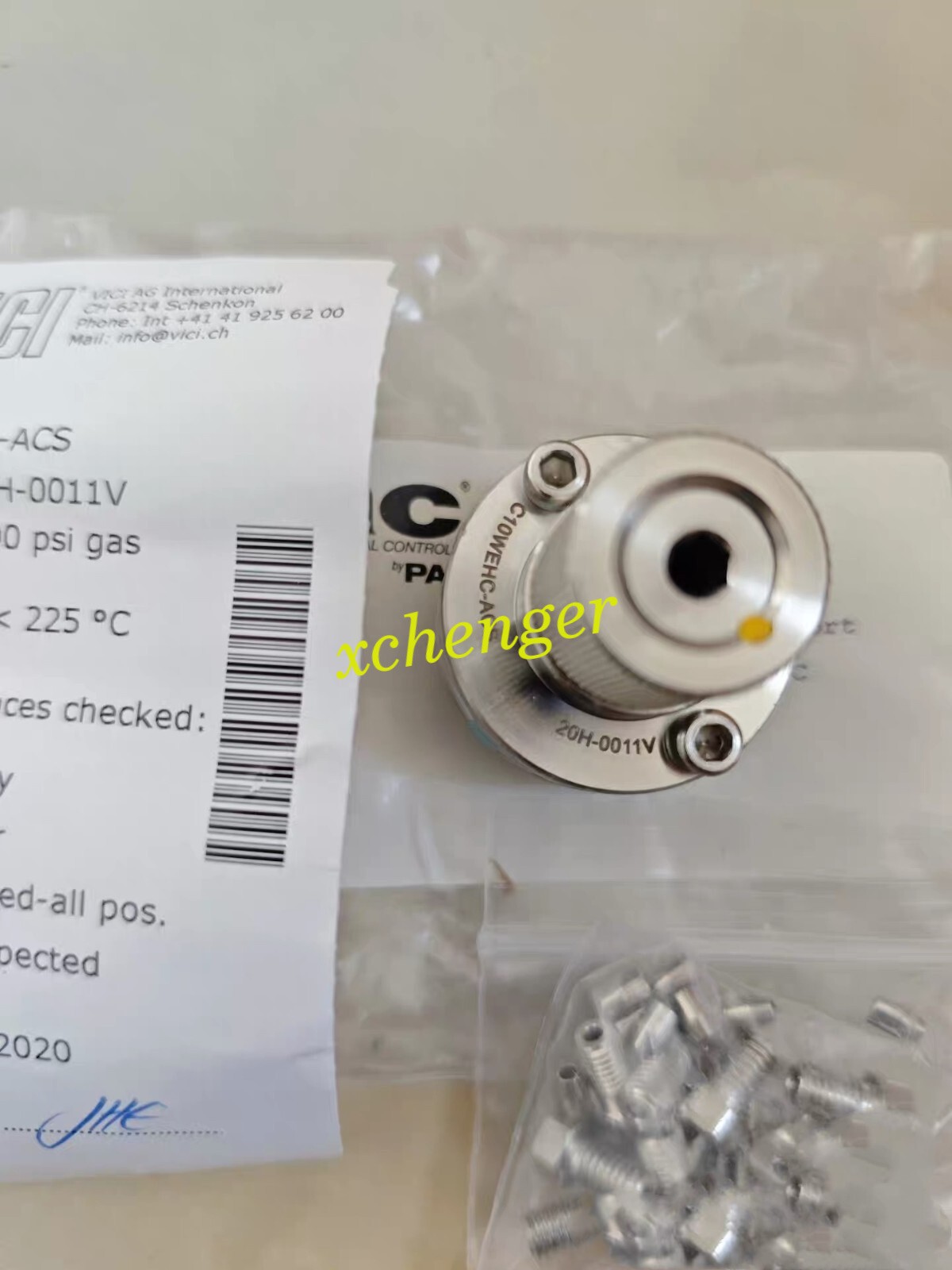 1PC  VICI 10 way valve DC10WEHC-ACS new via FedEx or DHL