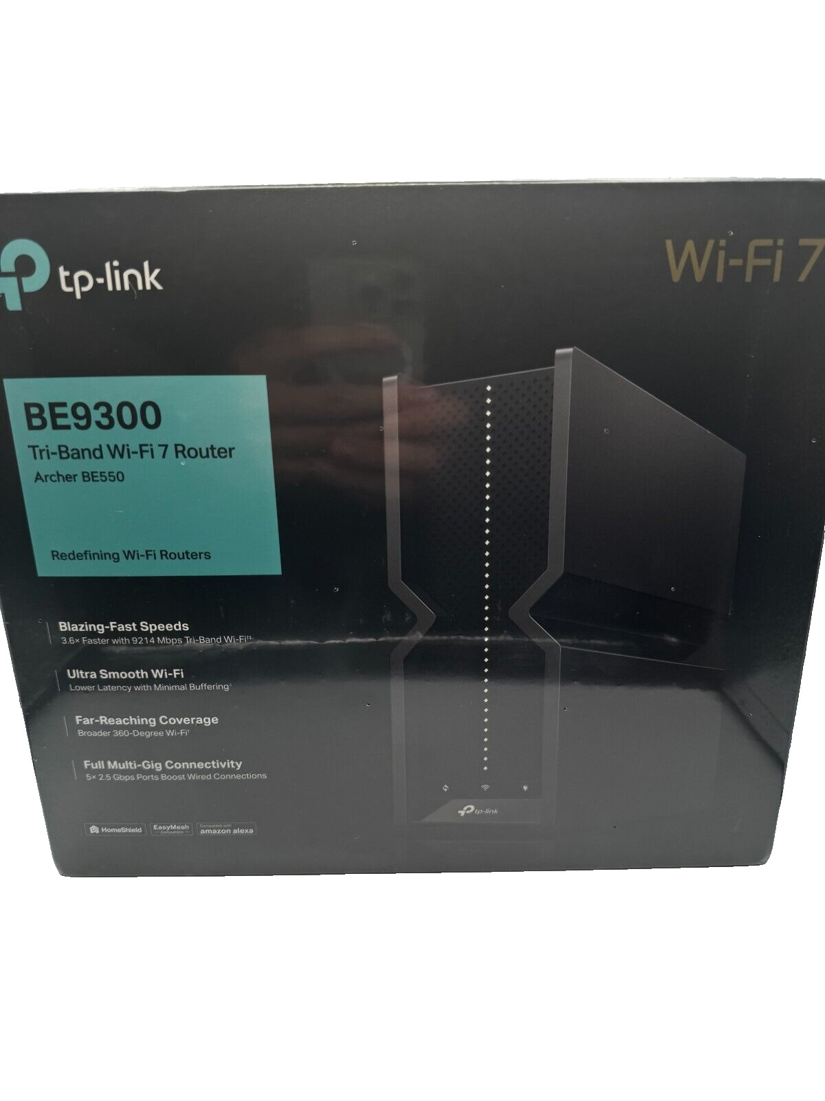 TP-Link Tri-Band BE9300 WiFi 7 Router | NEW Factory Sealed Archer BE550