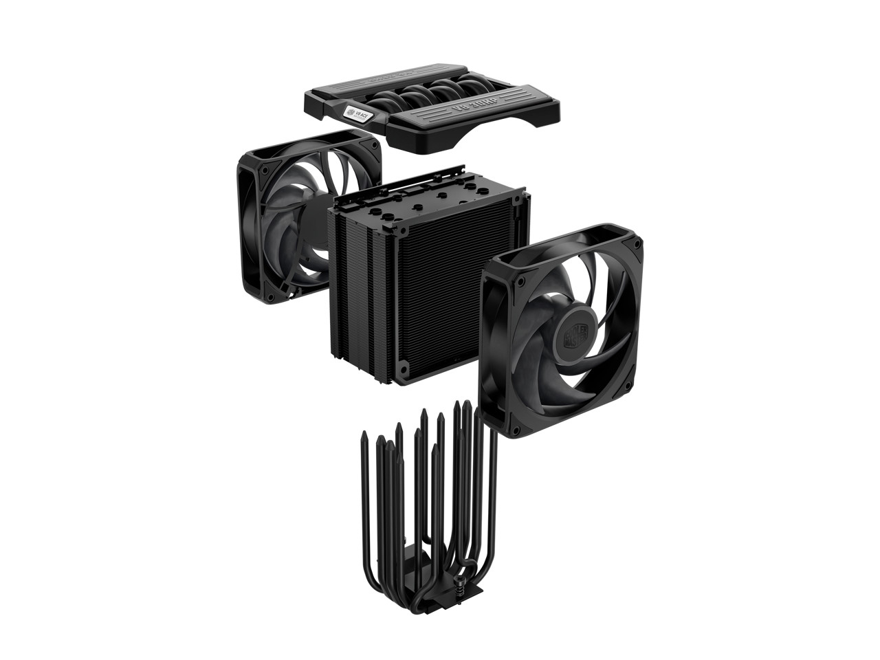 Cooler Master V8 ACE 3DHP AMD CPU Air Cooler - Patented 3D Heat Pipe Technology,