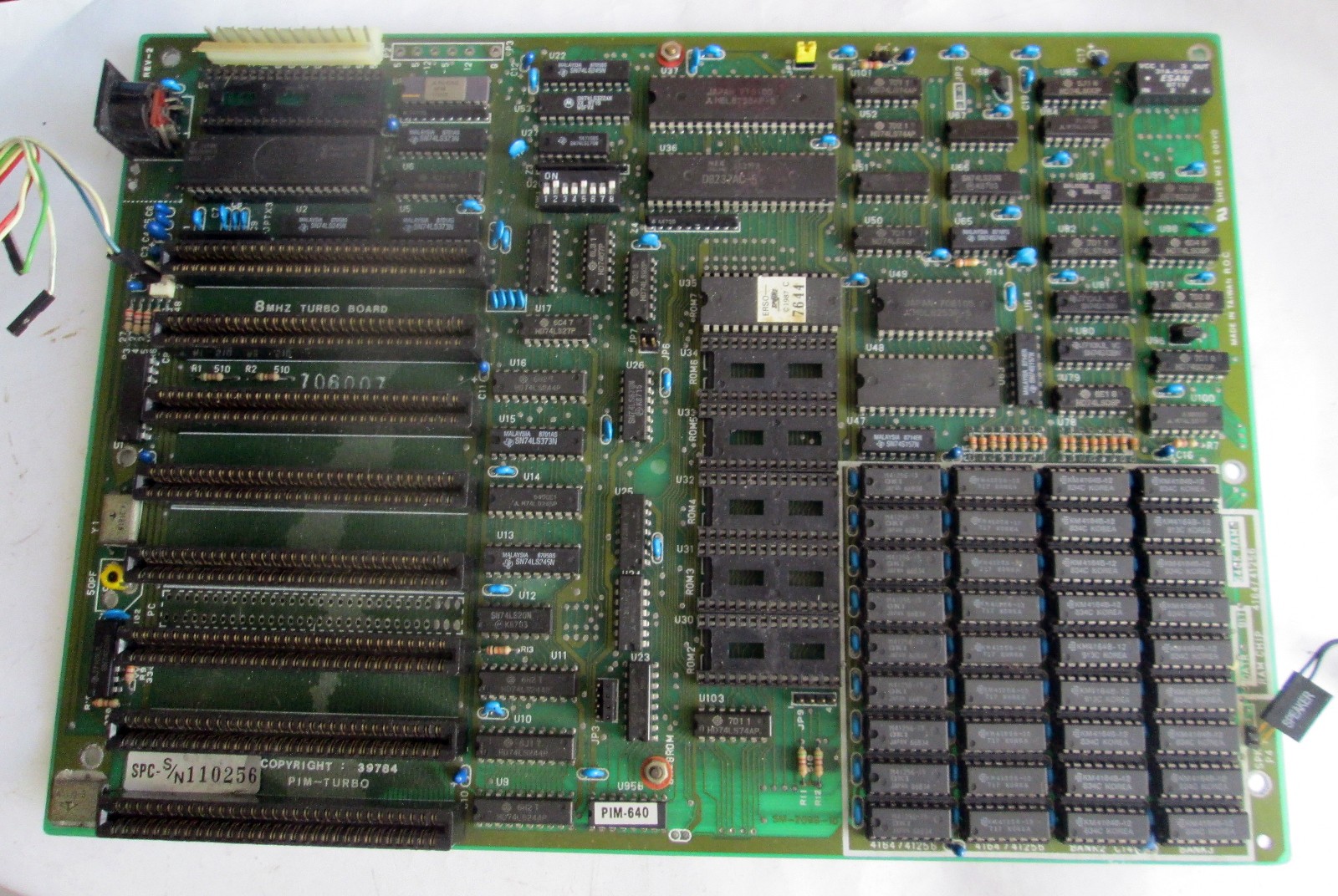 DTK PIM Turbo 8Mhz 39784 XT Motherboard 8088 IBM Compatible WORKING Vintage PC