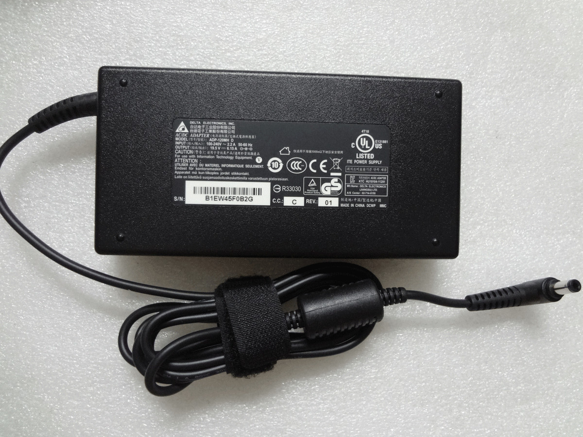 For MSI GL62 6QD-018CA 120W Delta 19.5V 6.15A ADP-120MH D 100%Genuine AC Adapter