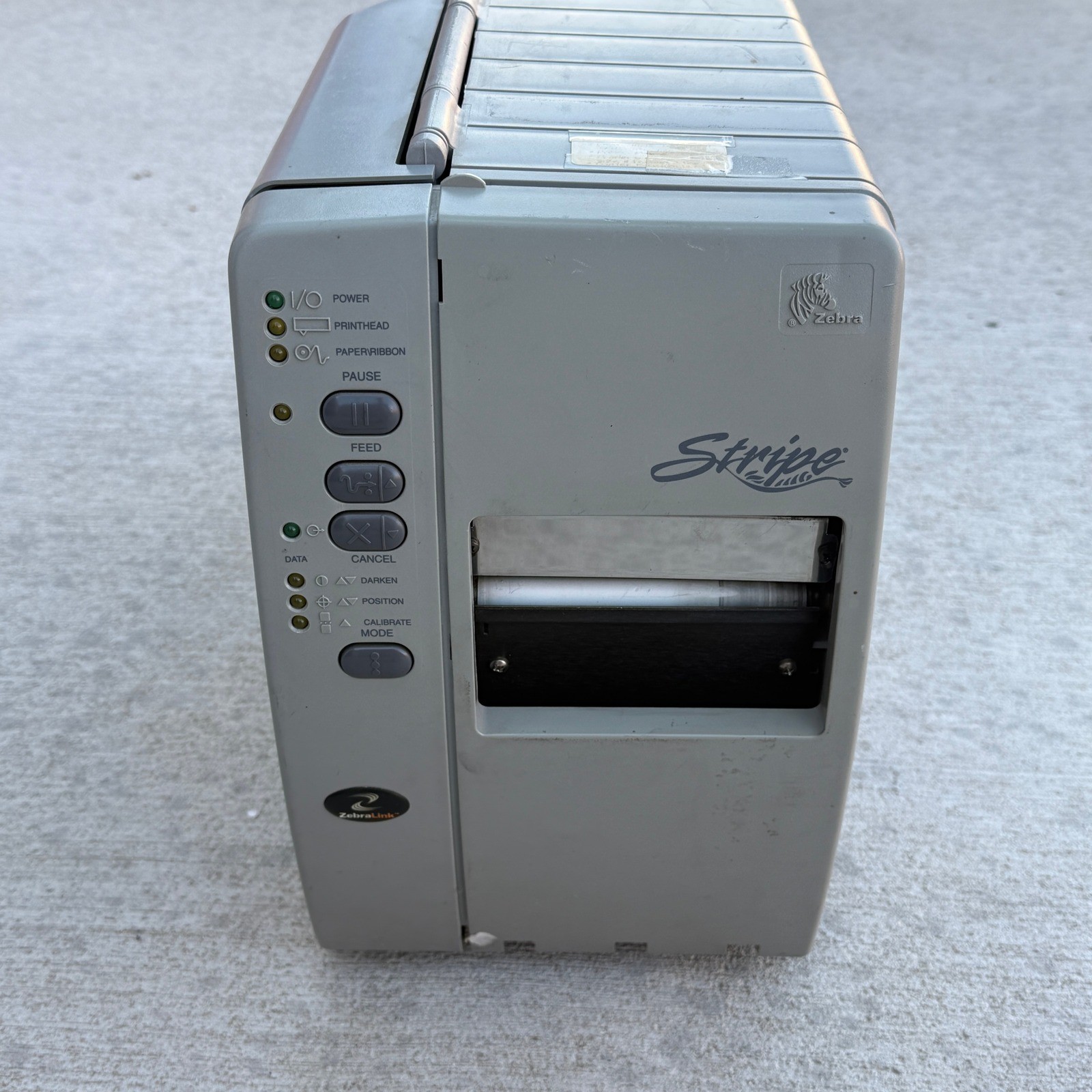 Zebra Stripe S400 Thermal Label Printer S400-101-00000 Industrial Desktop Gray