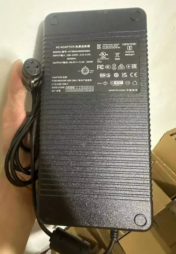 48V AC Adapter for Amaran F22X, F22C, F21X, F21C LED Light Power Supply