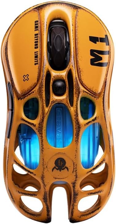 GravaStar Mercury M1 Pro Wireless Gaming Mouse 26K DPI Battle Yellow NEW