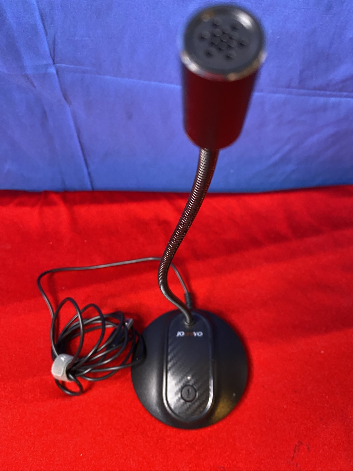 JOUNIVO USB Microphone JV-601 Pro Desktop Gooseneck Mute Button PC Mac
