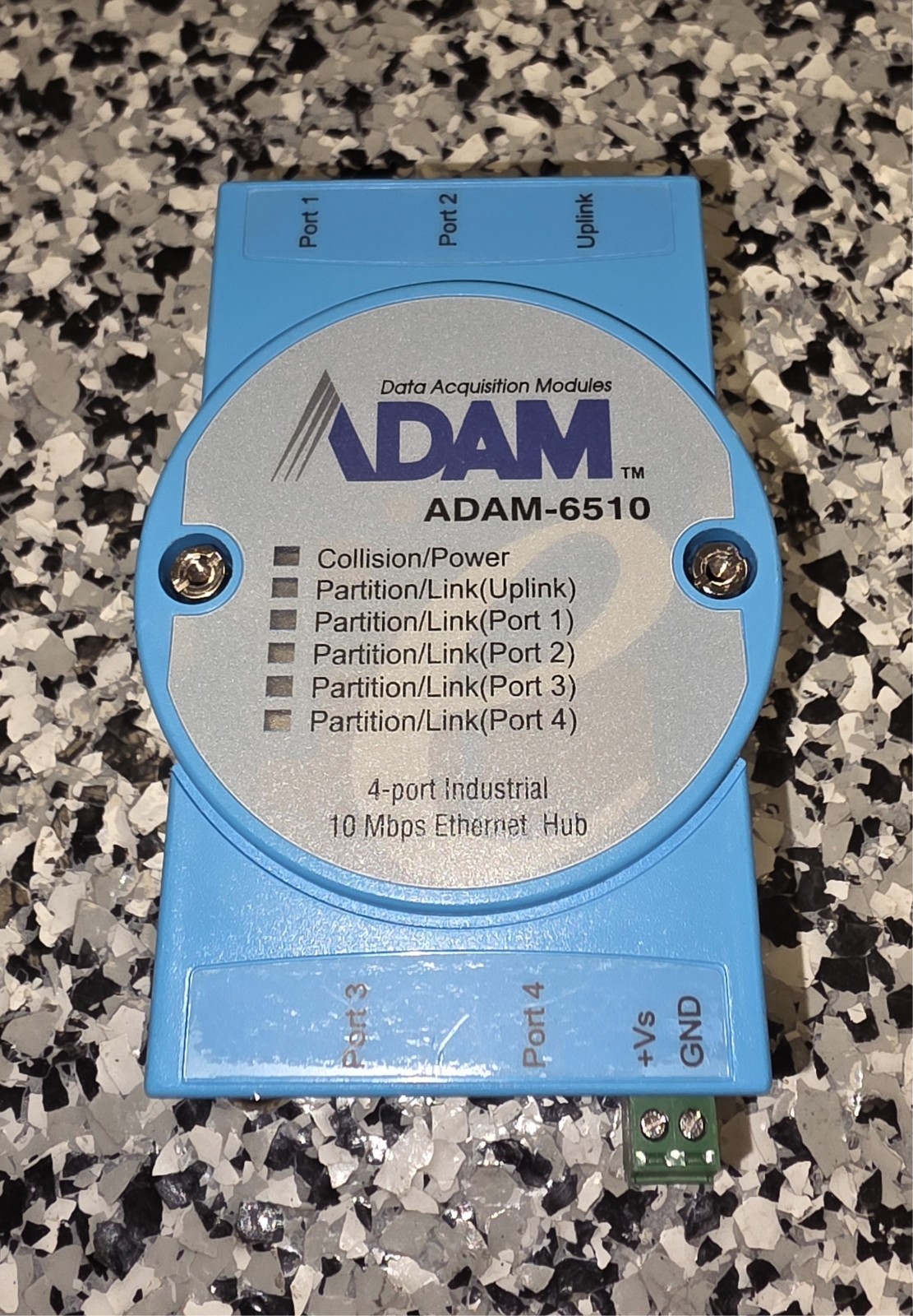 Advantech ADAM-6510  4-Port Industrial 10Mbps Ethernet Hub