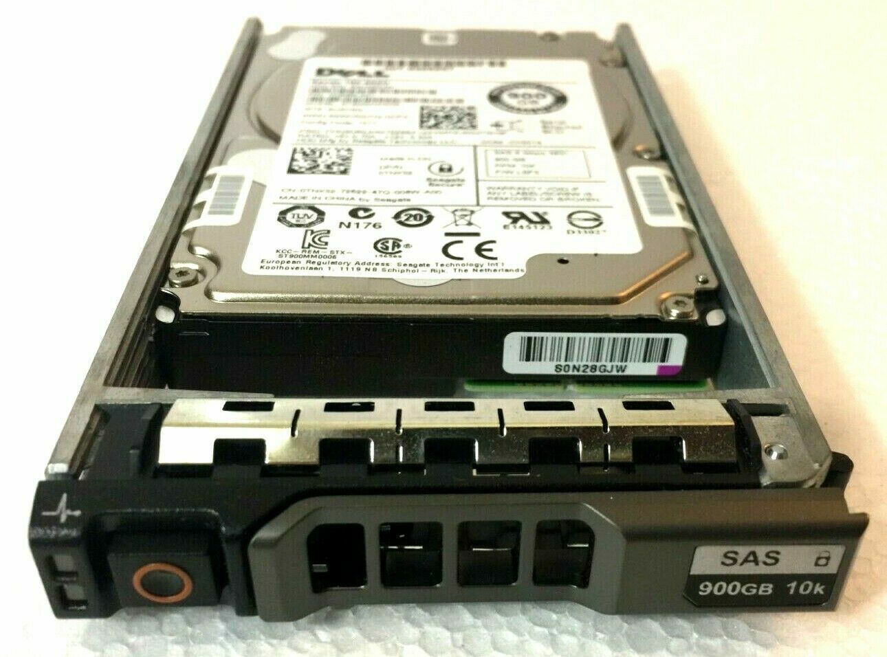 Dell 900GB 10K 6Gb/s SAS 2.5" SED HDD Seagate 10K.6 ST900MM0036 PN TNX32 + Caddy