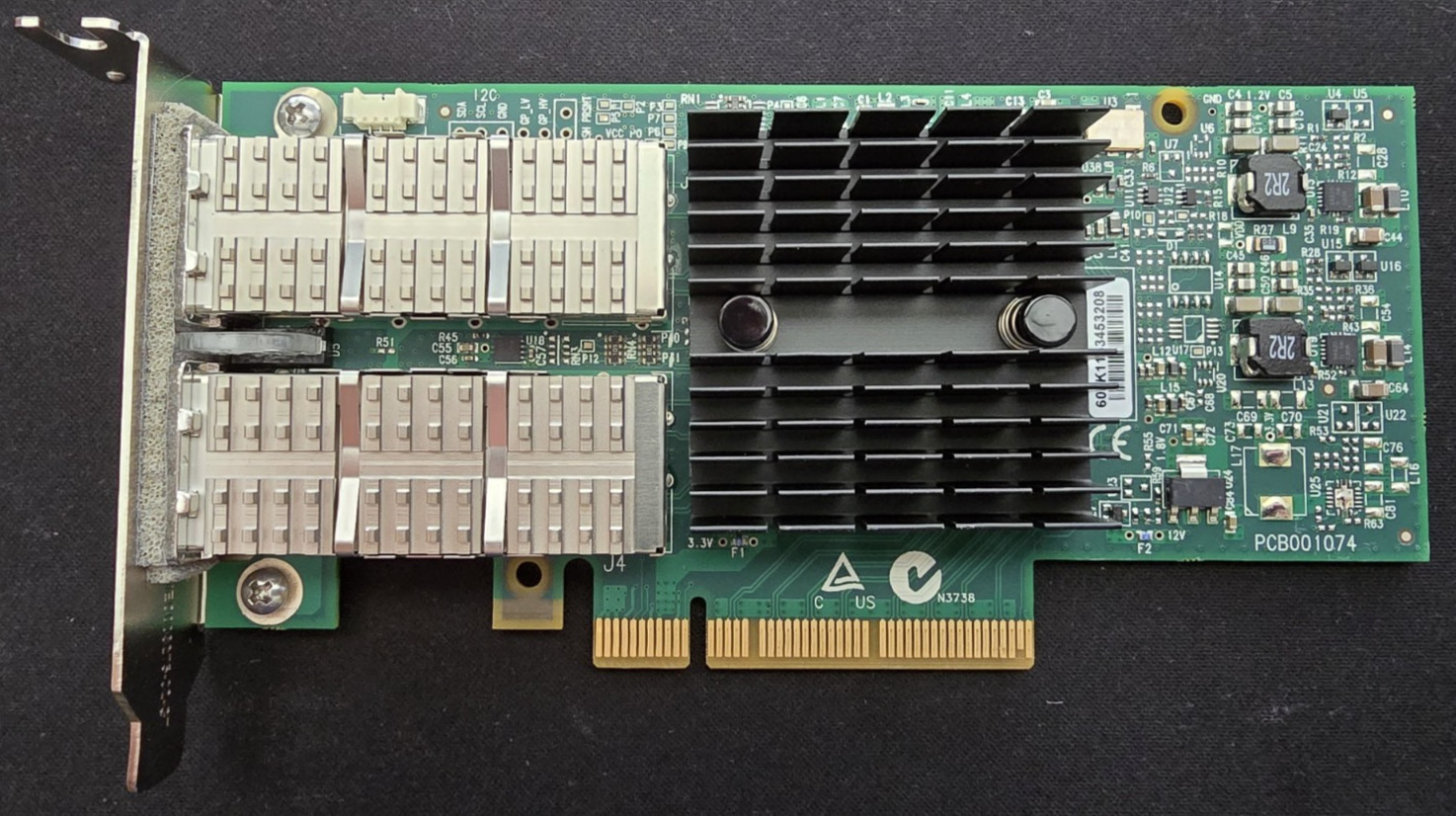 Oracle 7046442 ConnectX QDR InfiniBand +40Gbs QSFP+ Network Adapter Card CX354A