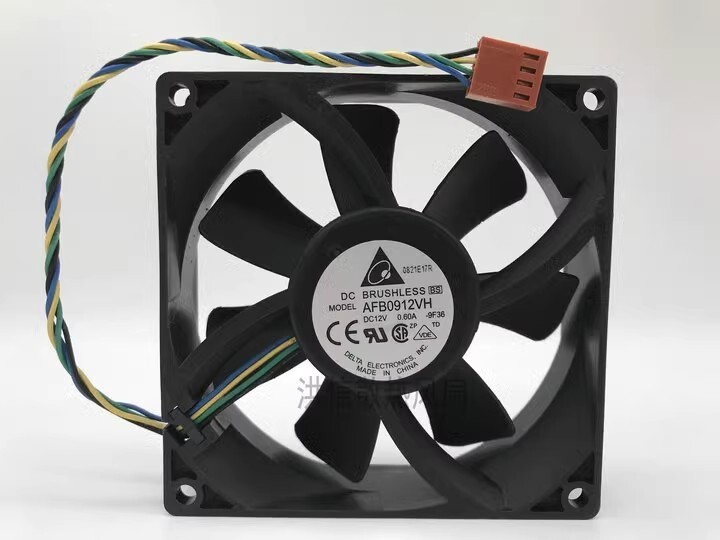 Delta AFB0912VH 9025 DC12V 0.6A 90*25MM 4-Pin PWM Cooling Fan