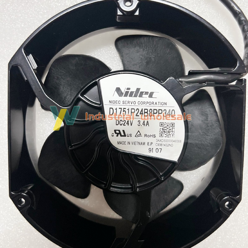 1PC new Nidec SERVO D1751P24B8PP340 DC 172*150*51MM 4-Pin Inverter Cooling Fan