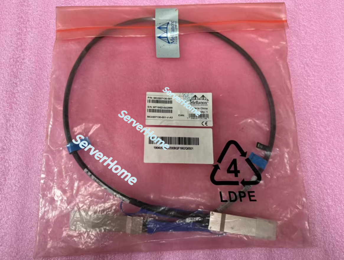New Mellanox MC2207130-001 VPI 56Gb/s QSFP Cable Passive Copper Cable 1M.