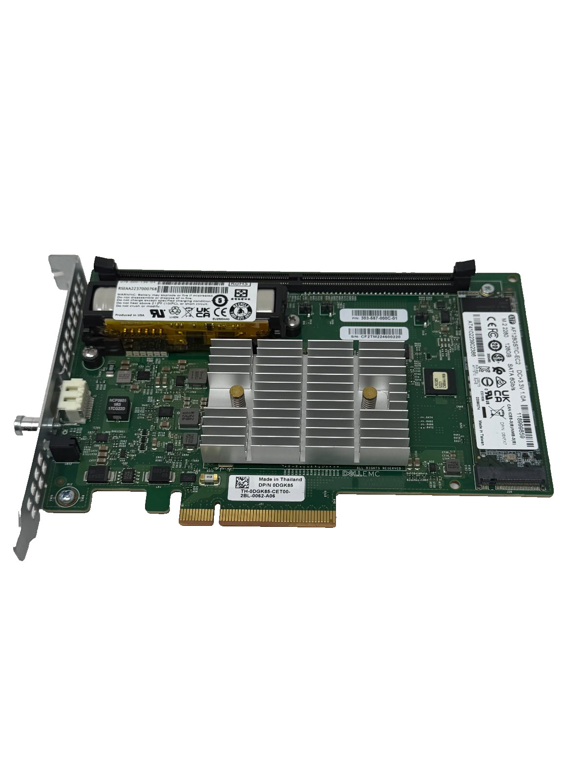 Dell EMC CLPS Calypso 128GB M.2 SATA I/O Controller Card w/ Battery DGK85