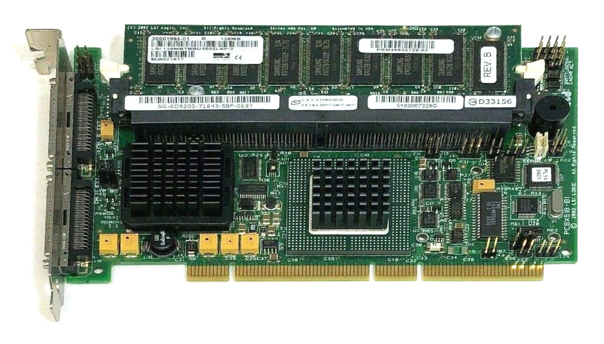 Dell PERC4/DC U320 SCSI PCI-X RAID Controller 128MB 0D9205,0J4717,0KJ926,0KJ926