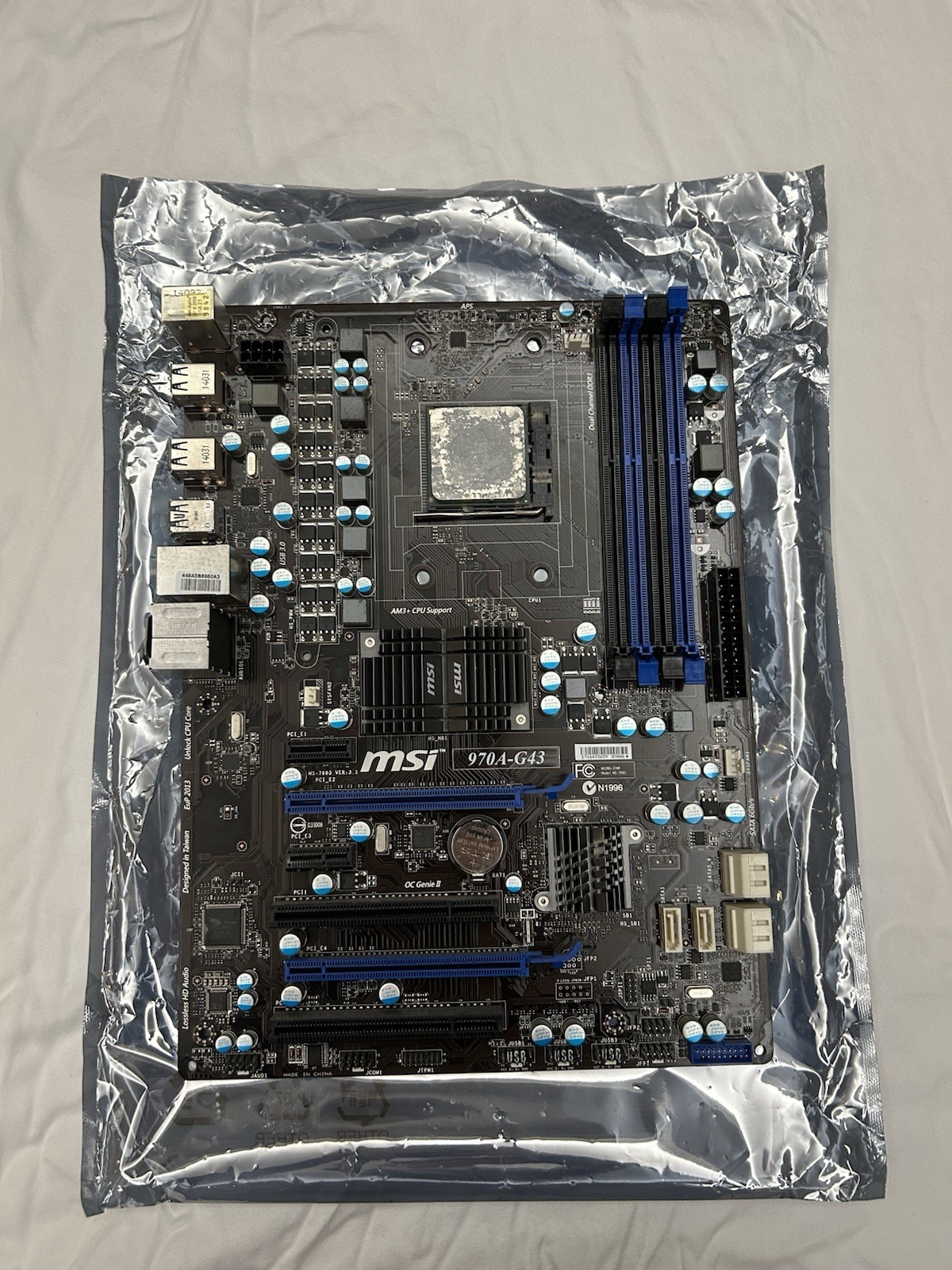 MSI 970A-G46, AM3+, AMD Motherboard
