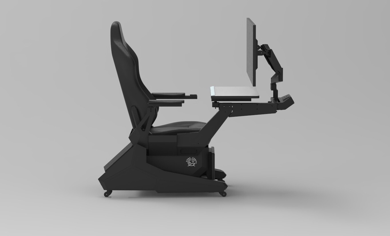 Workstation Recliner Cockpit Zero Gravity Gaming Computer Chair 