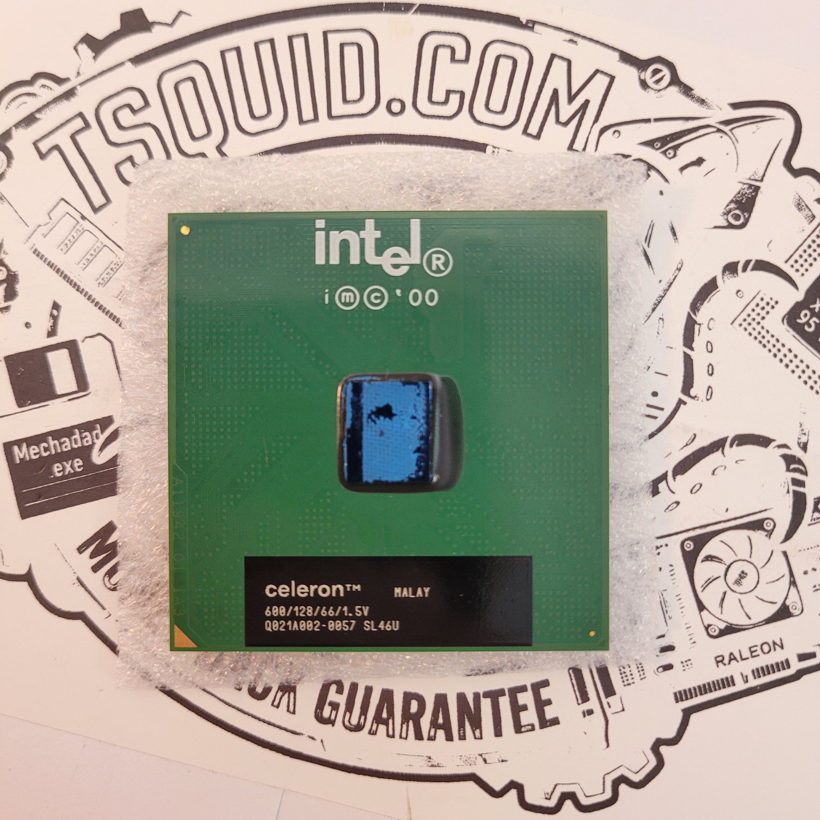 Intel Celeron 600MHz CPU SL46U Socket 370 128K Cache 66MHz FSB 1.5V Processor