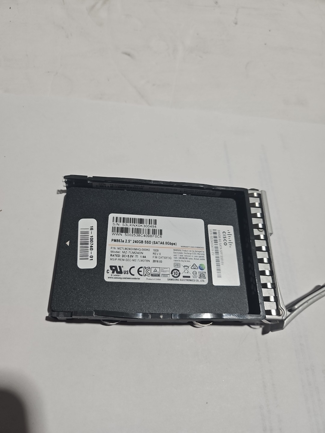 UCS-SD240G61X-EV CISCO 240GB 6G SATA 2.5" SFF SSD