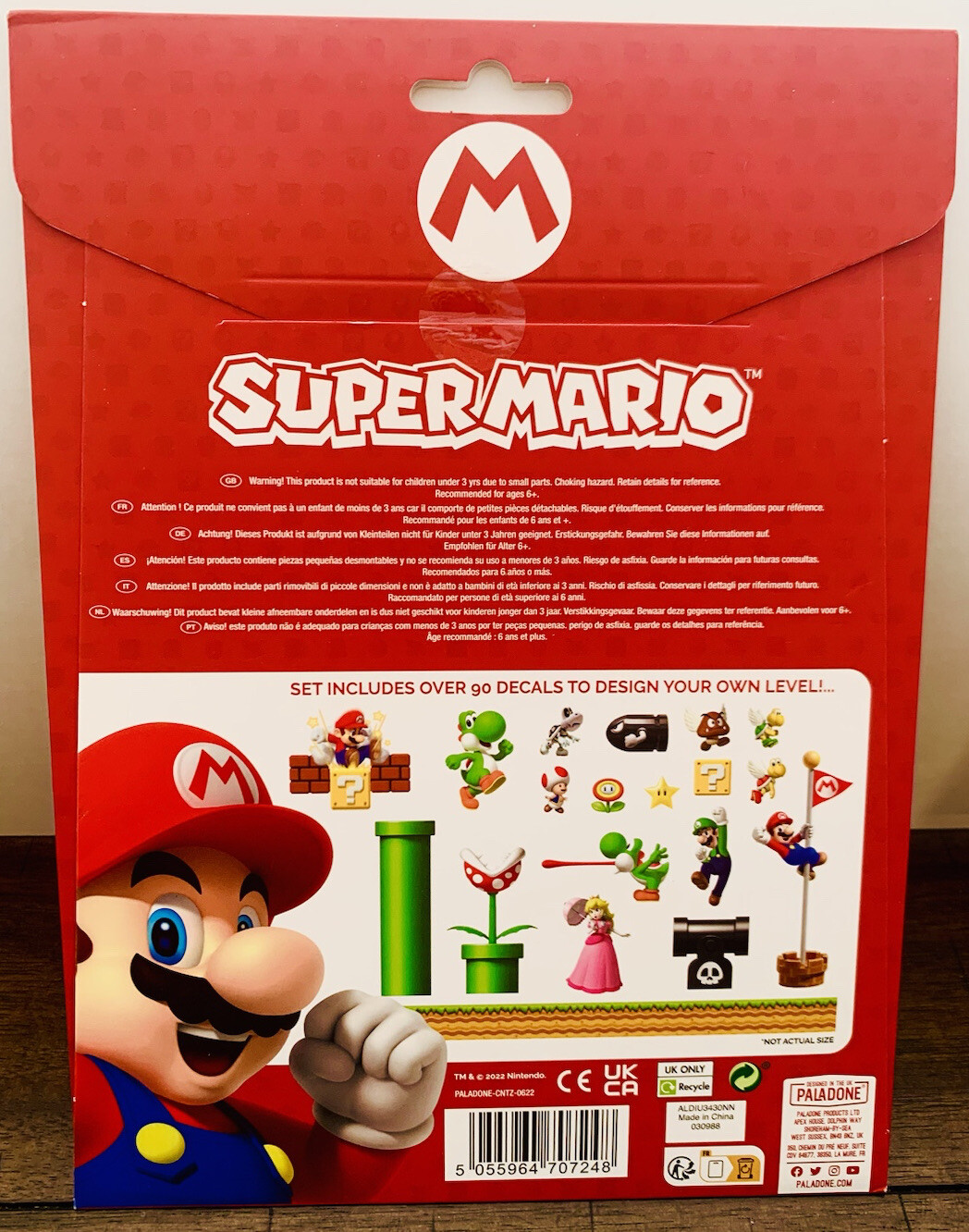 Super Mario Gadget Decals PC Laptop Computer Removable 97 Phone Ships Fast