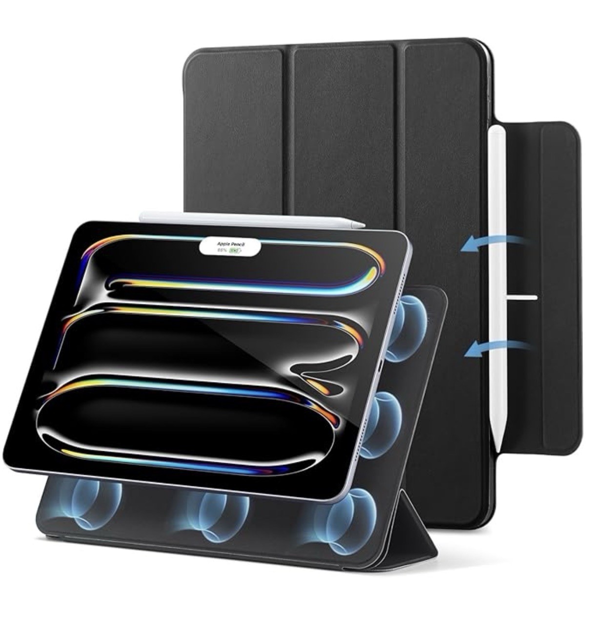 ESR for iPad Pro 13 Inch Case (M5/M4) 2025/2024 Powerful Magnetic Attachment Blk